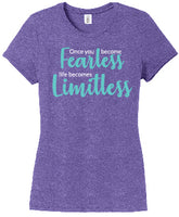 Purple Fearless/Limitless Short-Sleeve Tee