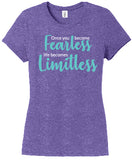Purple Fearless/Limitless Short-Sleeve Tee