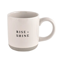 Rise and Shine - Cream Stoneware Mug